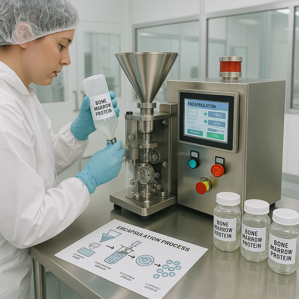 Encapsulation of proteins for skin therapy in progress